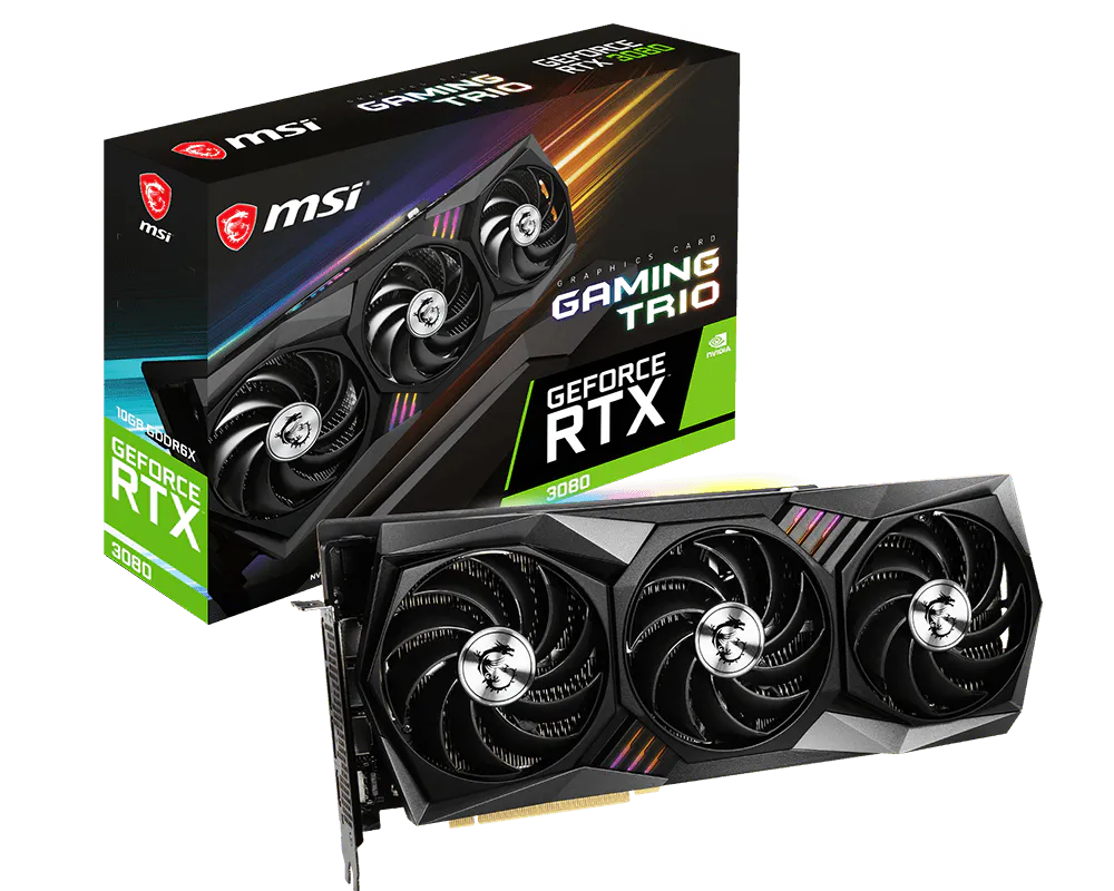 MSI GeForce RTX 3080 GAMING TRIO 10G